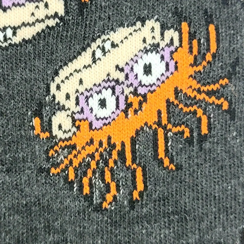 Nickelodeon Rugrats Chuckie Finster Character Crew Socks All‎ Over Print 2021